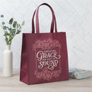 Amazing Grace Tote bag Burgundy