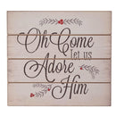 Wall Art Oh Come Let us Adore Him