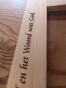 In het begin was het Woord  Lezenaar 32x24cm tafelmodel