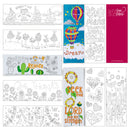 10 Images of Hope Colouring bookmarks