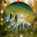 Shepherds Ceramic Christmas Decoration