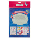 Set met volledige kleurenstickers - Set van 3 vellen