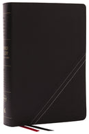 NKJV Word Study Reference Bible (Comfort Print)-Black Bonded Leather Indexed