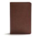 CSB Restoration Bible-Brown LeatherTouch Indexed