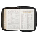 Burgundy and Black Study Index en Zip