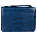 Blessed Is The One Nautical Navy Faux Le