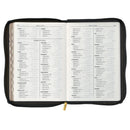 Thinline KJV Zwarte Grote Letter Index Zip