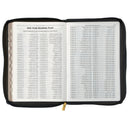 Thinline KJV Zwarte Grote Letter Index Zip