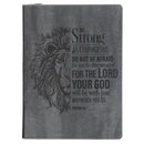 Padfolio Black Be Strong and Courageous Josh. 1:9