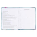 Strength and Dignity Floral Faux Leather