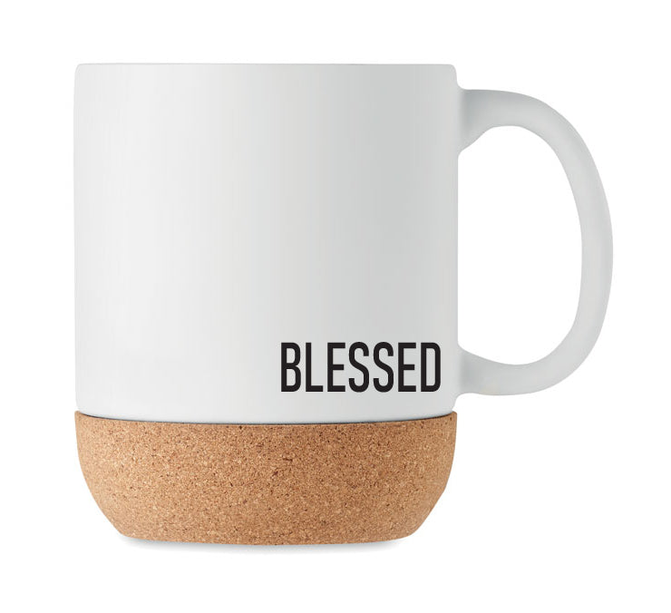 Blessed mug ceramic insulated