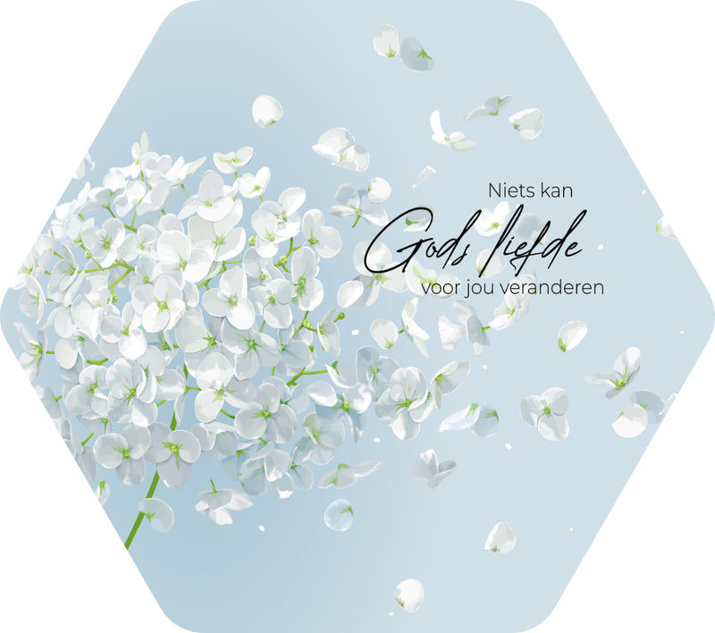 Niets kan Gods liefde voor jou veranderen Honingraat Small