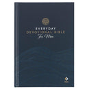 Everyday Bible for Men Navy Wave HC