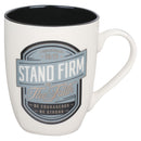 Mug Black Stand Firm 1 Cor. 16:13