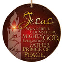 Mighty God Ceramic Christmas Decoration