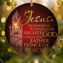 Mighty God Ceramic Christmas Decoration
