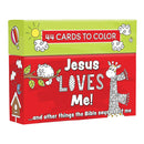 Jesus Loves Me Coloring Cards Boxed