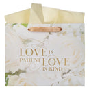 Mr. & Mrs. Love 1 Cor. 13:4 Gift Bag LG Landscape