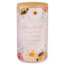 She Shall Rejoice Prov. 31:25 Gratitude Jar w/Cards