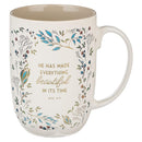 Everything Beautiful Ecc. 3:11 Mug Cream/Brown