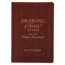 Devotional Drawing Near to God Brown Faux Leather