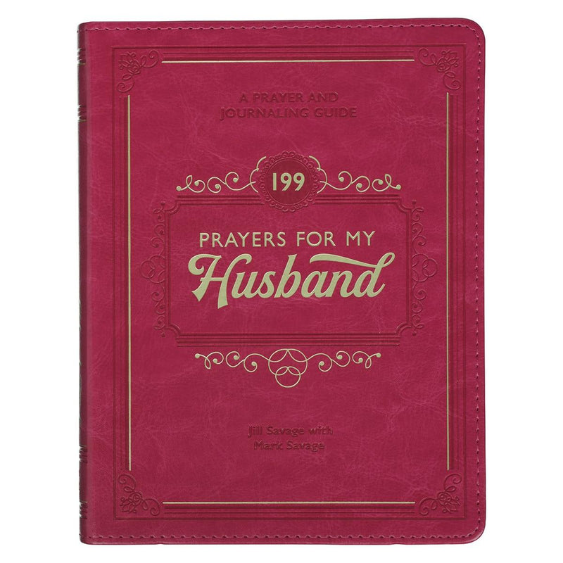 Gift Book 199 Prayers for My Husband Faux Leather