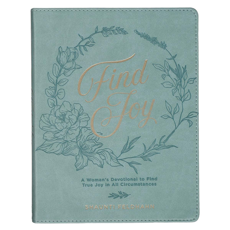 Gift Book Find Joy Faux Leather