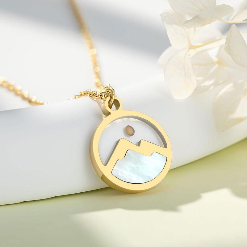 Mustardseed stainless steel necklace gold