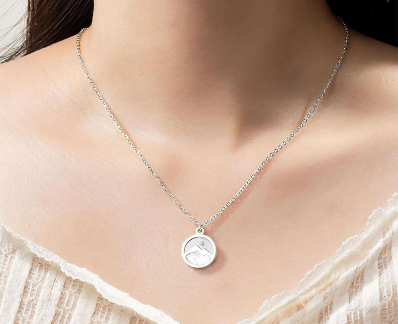 Mustardseed stainless steel necklace silver