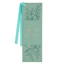Faith 2 Cor. 5:7 Bookmark Faux Leather Teal