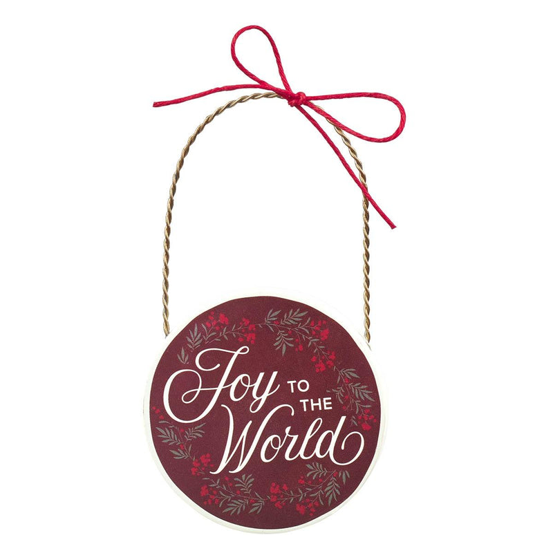 Ornament Round Joy to the World