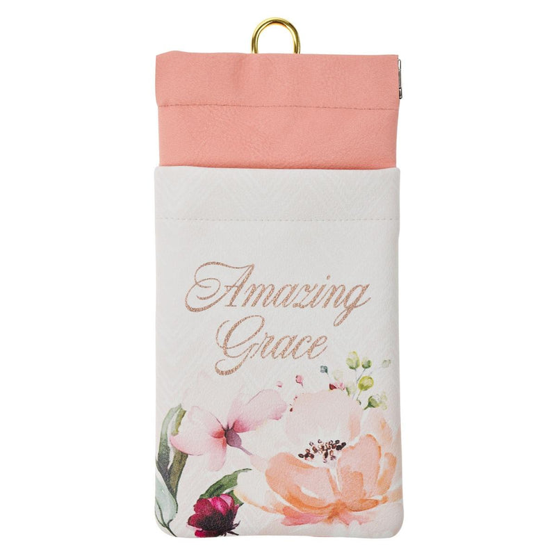  Amazing Grace Eyeglass Case Coral