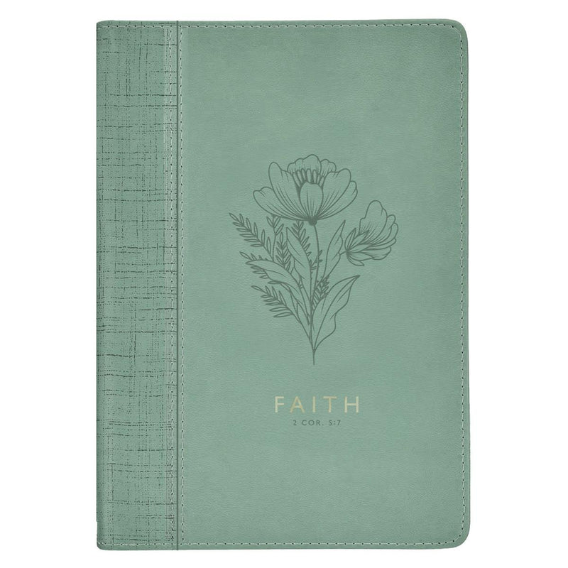 Faith 2 Cor. 5:7 Journal Classic Green 