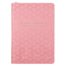 Pink Be Still Ps. 46:10 Journal Classic Zip