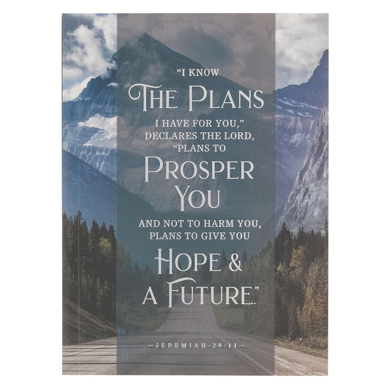 I Know the Plans I Have For You Jer. 29:11 Notebook Bound Blue