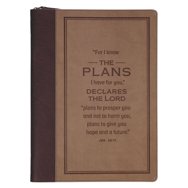 I Know the Plans Jer. 29:11 Padfolio Faux Leather