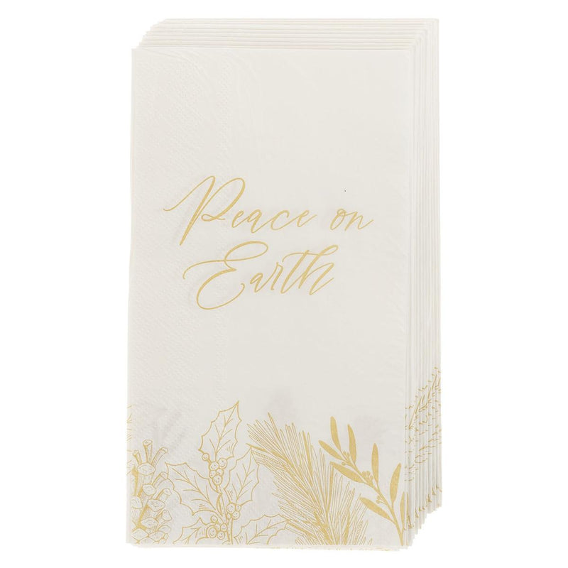 Dinner Napkins Paper 12pc  Peace on Earth