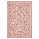 KJV Bible Giant Print Full-size Faux Leather, Blush Pink