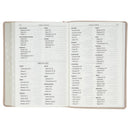 KJV Bible Giant Print Full-size Faux Leather, Blush Pink