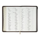 Crown of Thorns, KJV Bible Deluxe Gift Faux Leather Two-tone w/zipper  Isa. 53:5