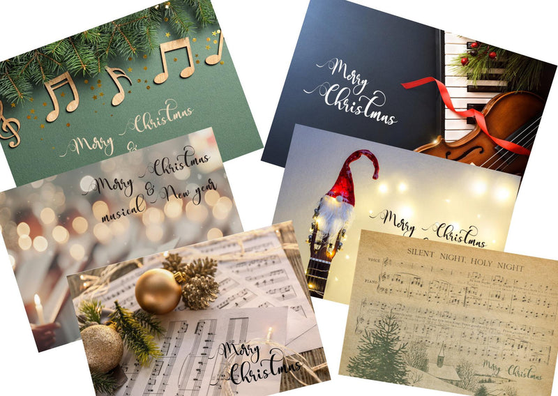 Christmas card package traditional