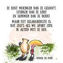 Je ben moediger dan je denkt Tegel Winnie tde Poeh