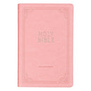 KJV Bible Reader's Edition XL print Faux Leather Pink