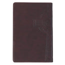 KJV Bible Reader's Edition XL print Faux Leather Brown Celtic Cross