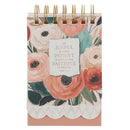 Joyful, Patient, Faithful Rom. 12:12 Spiral Notepad SM Floral