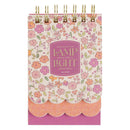 Your Word Is A Lamp To My Feet Ps. 119:105 Spiral Notepad SM Pink Floral