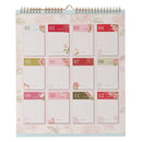 Calendar/Stationery set w/pen Rose & Hydrangeas Ecc. 3:11