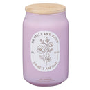 Be Still and Know Ps. 46:10 Glass Candle w/Bamboo Lid