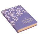e He Who Promised Is Faithful Heb. 10:23 Journal Classic Purpl