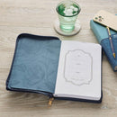 Amazing Grace Journal Classic Zip Navy